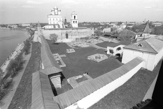 Панорама Псковского кремля