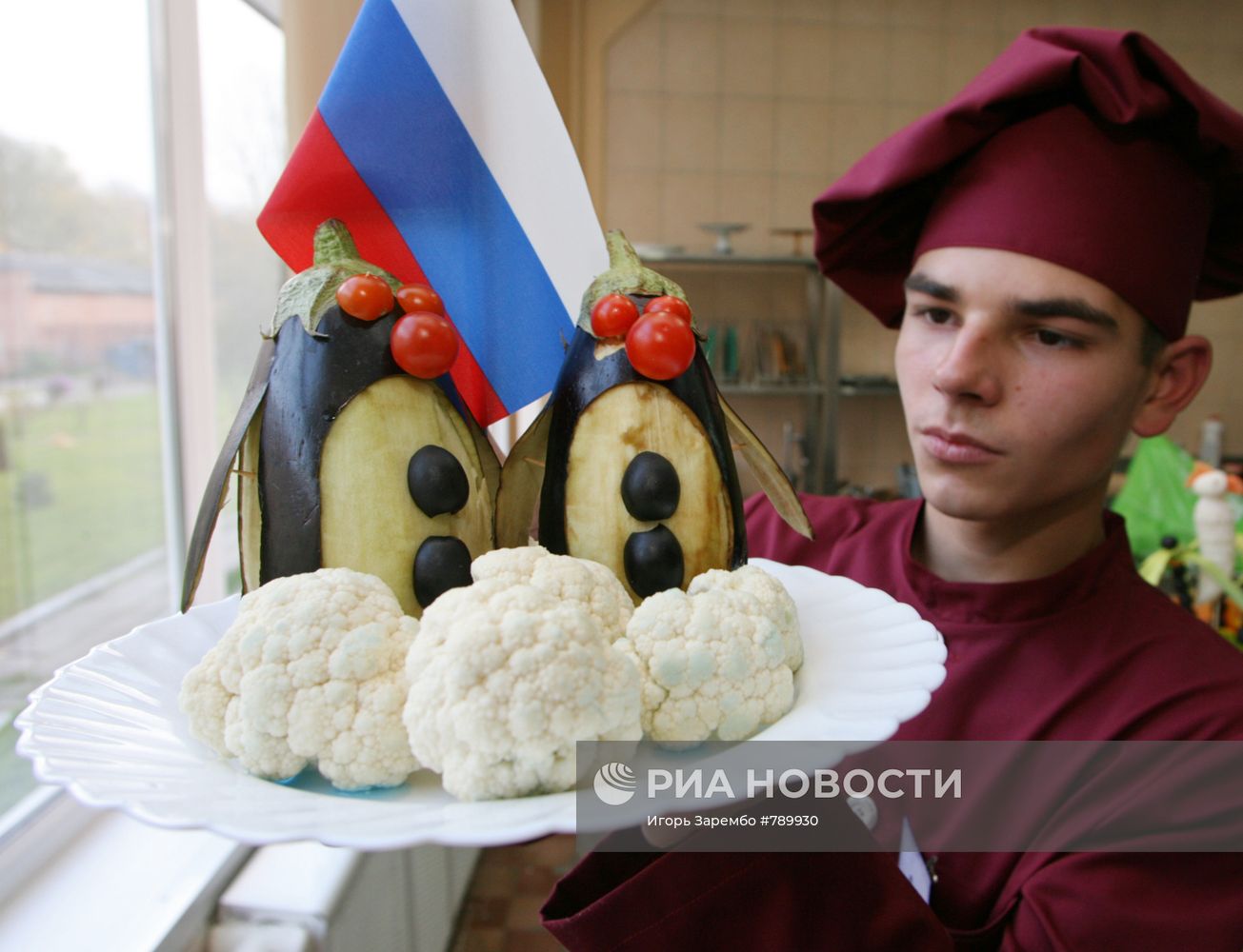 Участник конкурса поваров