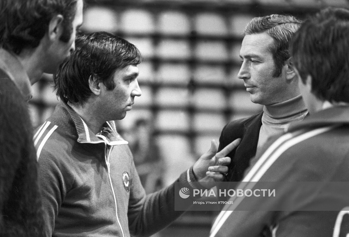 Многократный чемпион мира В. Кровопусков и тренер М. Ракита