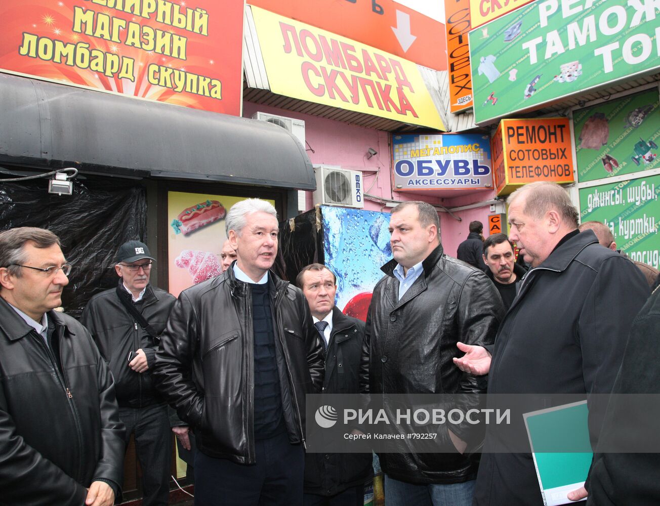 Субботний объезд городских объектов мэром Москвы С.Собяниным