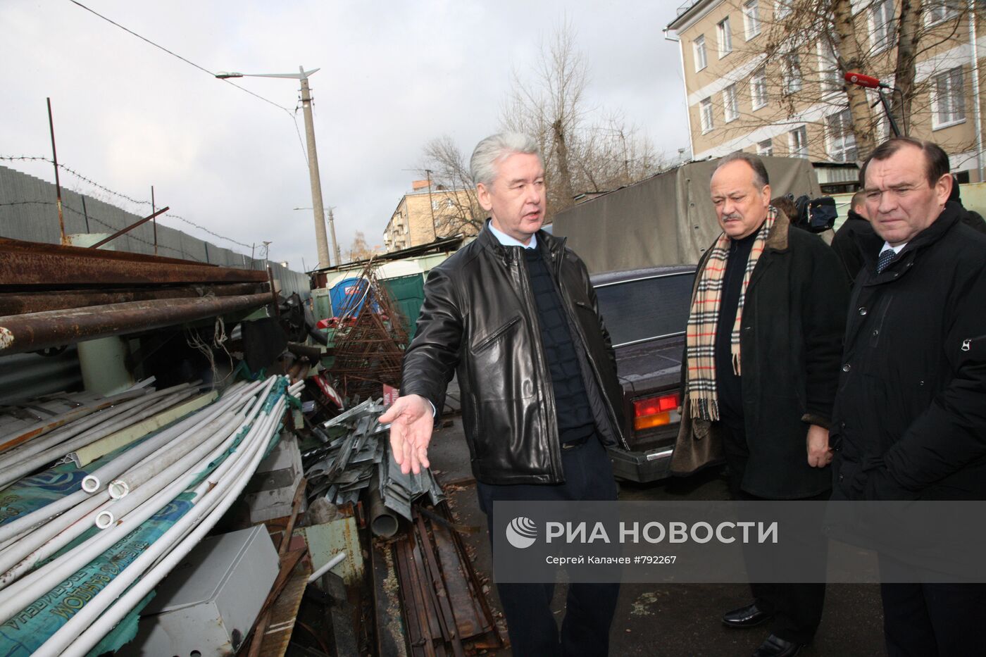 Субботний объезд городских объектов мэром Москвы С.Собяниным