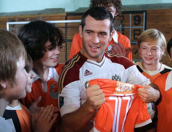 Александр Кержаков снимается в кино