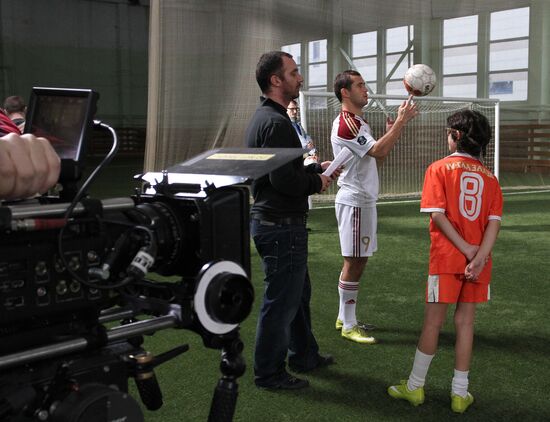 Александр Кержаков снимается в кино