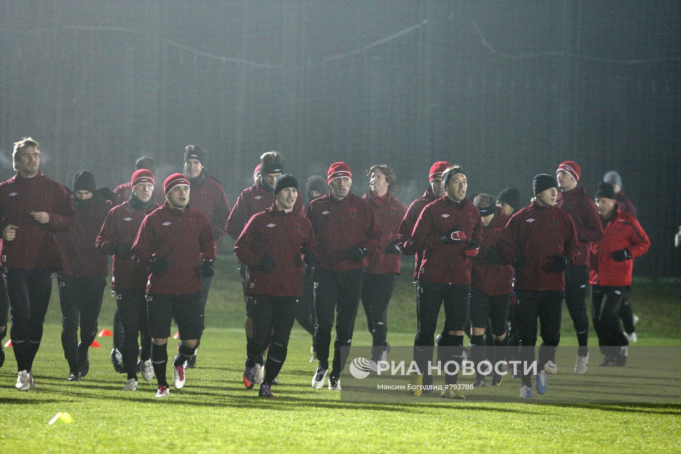 Открытая тренировка ФК "Рубин" перед матчем в ЛЧ УЕФА