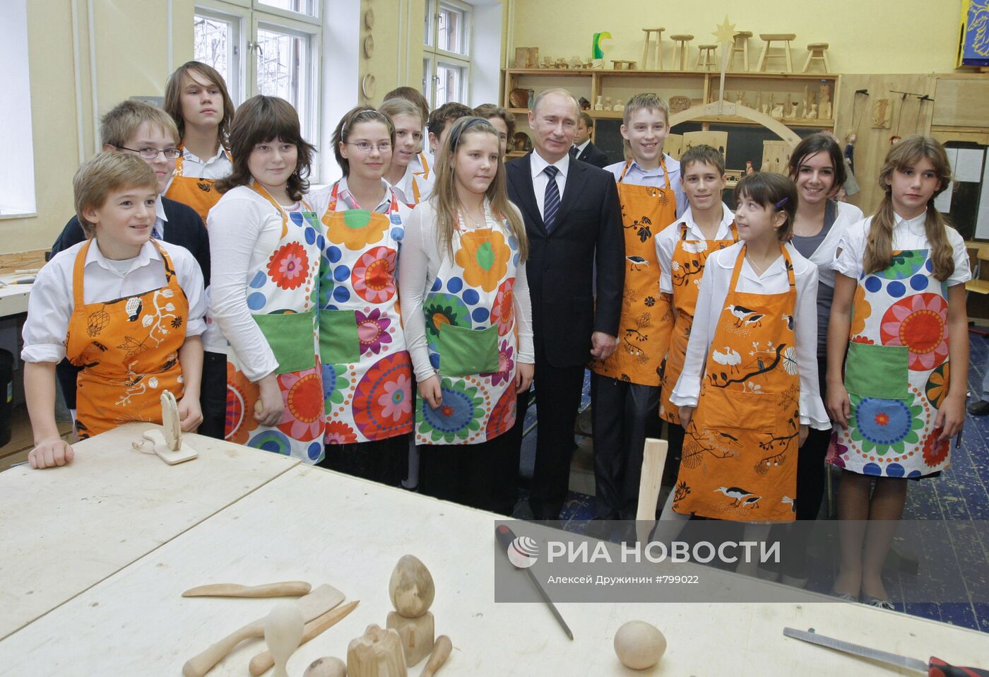 Владимир Путин посетил московскую школу №1060