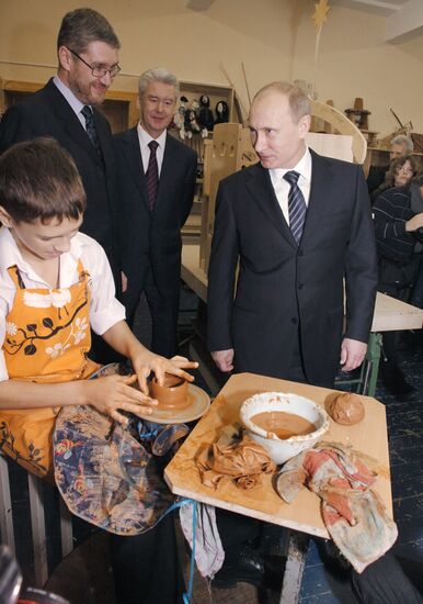 Владимир Путин и Сергей Собянин