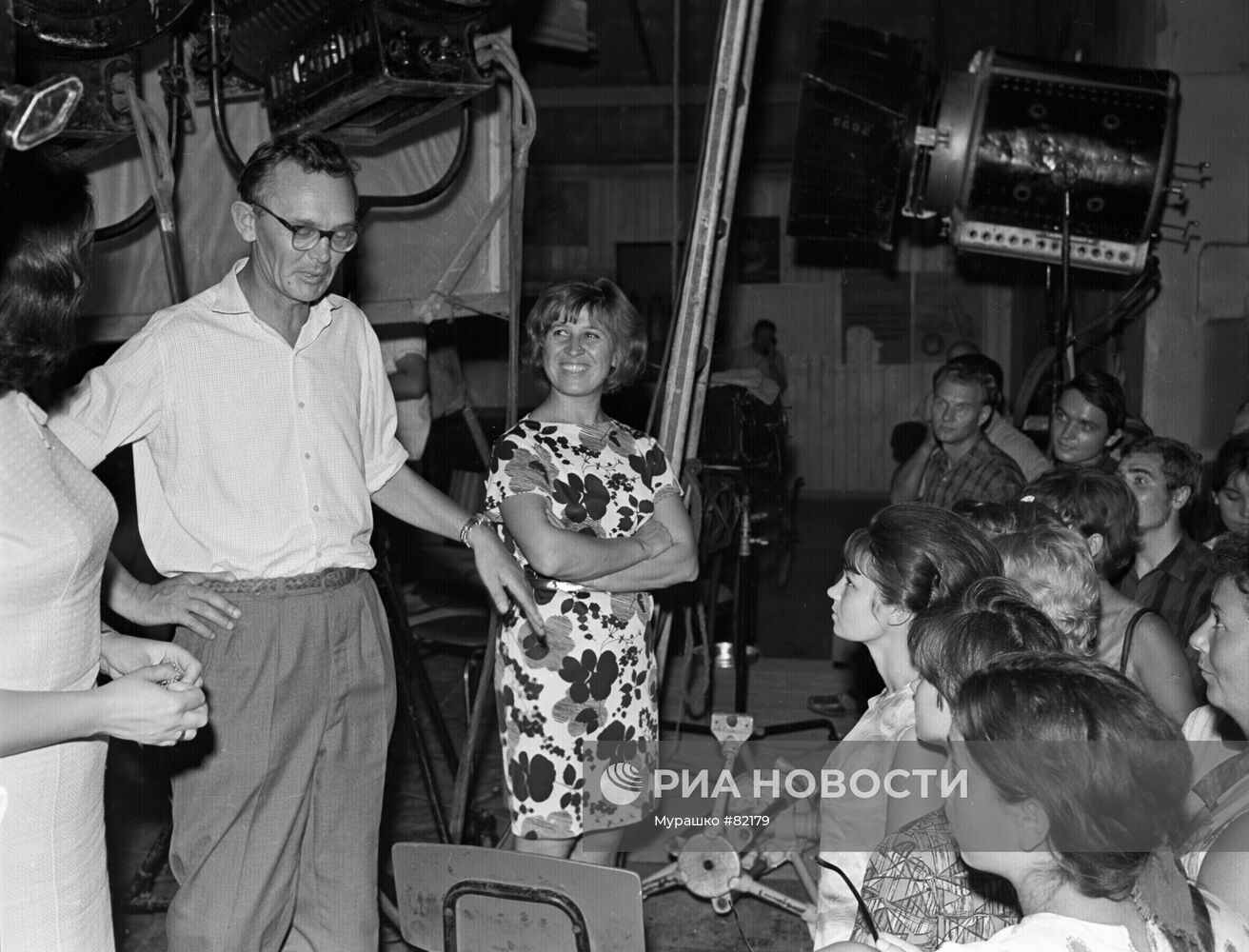 Леонид Гайдай на встрече со студентами