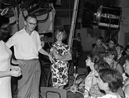 Леонид Гайдай на встрече со студентами