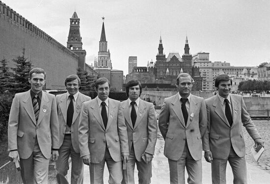 Хоккеисты сборной СССР