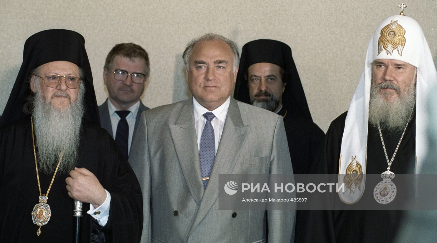 ВАРФОЛОМЕЙ I ЧЕРНОМЫРДИН АЛЕКСИЙ II