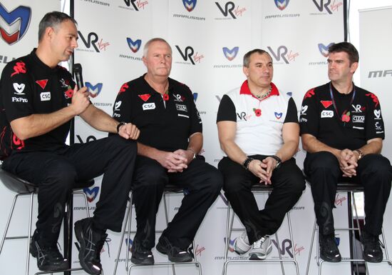 Пресс-конференция Николая Фоменко и команды Virgin racing
