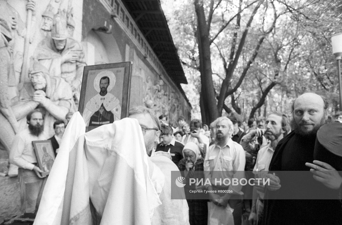 Панихида в Даниловом монастыре