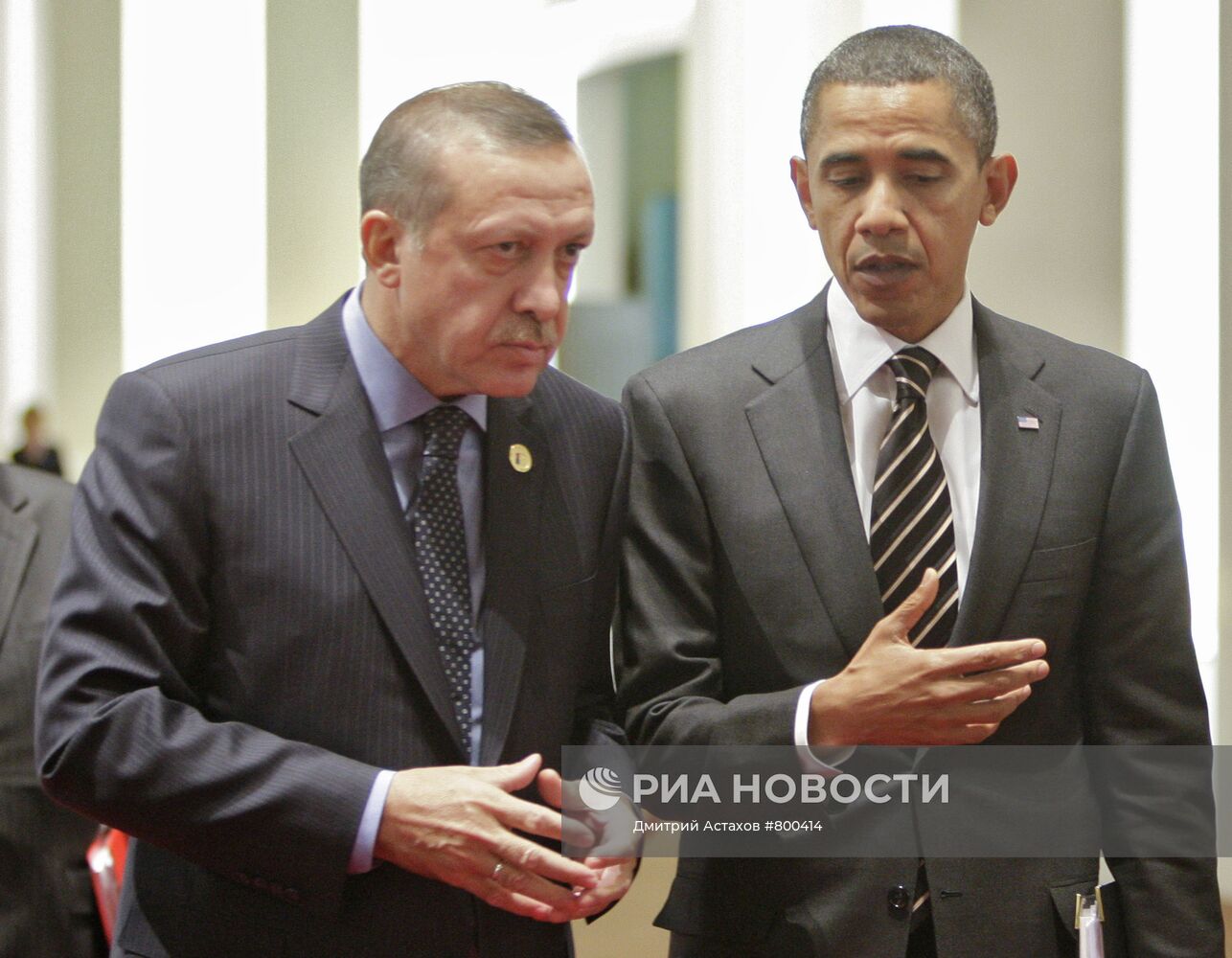 Реджеп Эрдоган и Барак Обама на саммите G20 в Сеуле