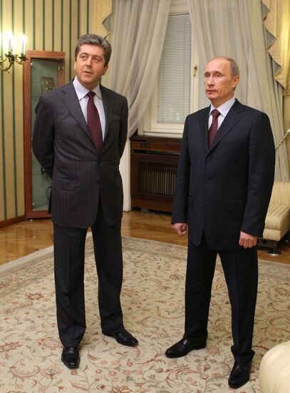 Встреча Владимира Путина с Георгием Пырвановым
