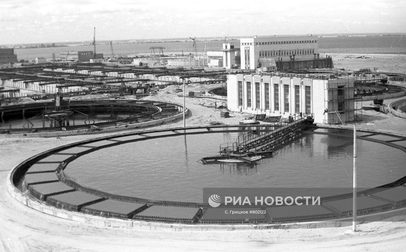 Очистные сооружения на острове Белом