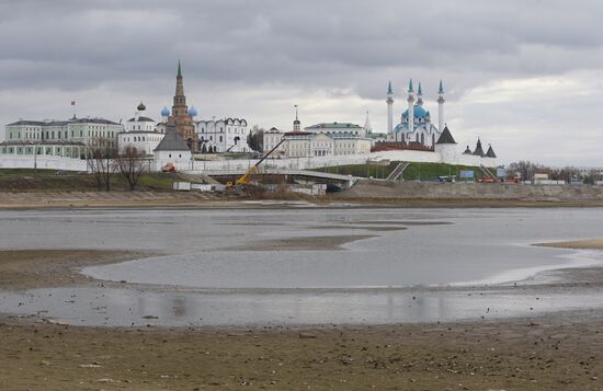 Обмеление реки Казанка в Татарстане