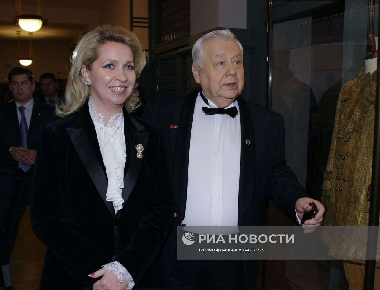 С. Медведева на юбилейном вечере Олега Табакова