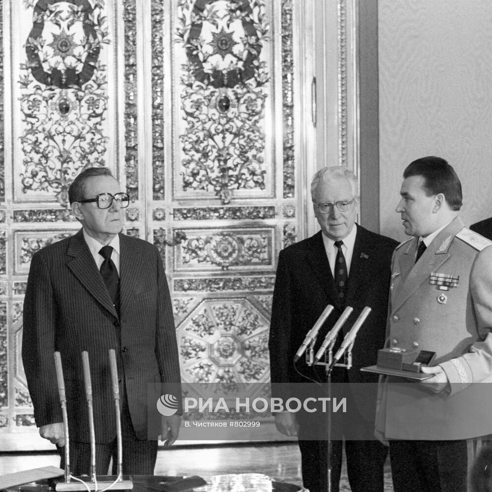 А. А. Громыко и Н. Т. Антошкин в Кремле