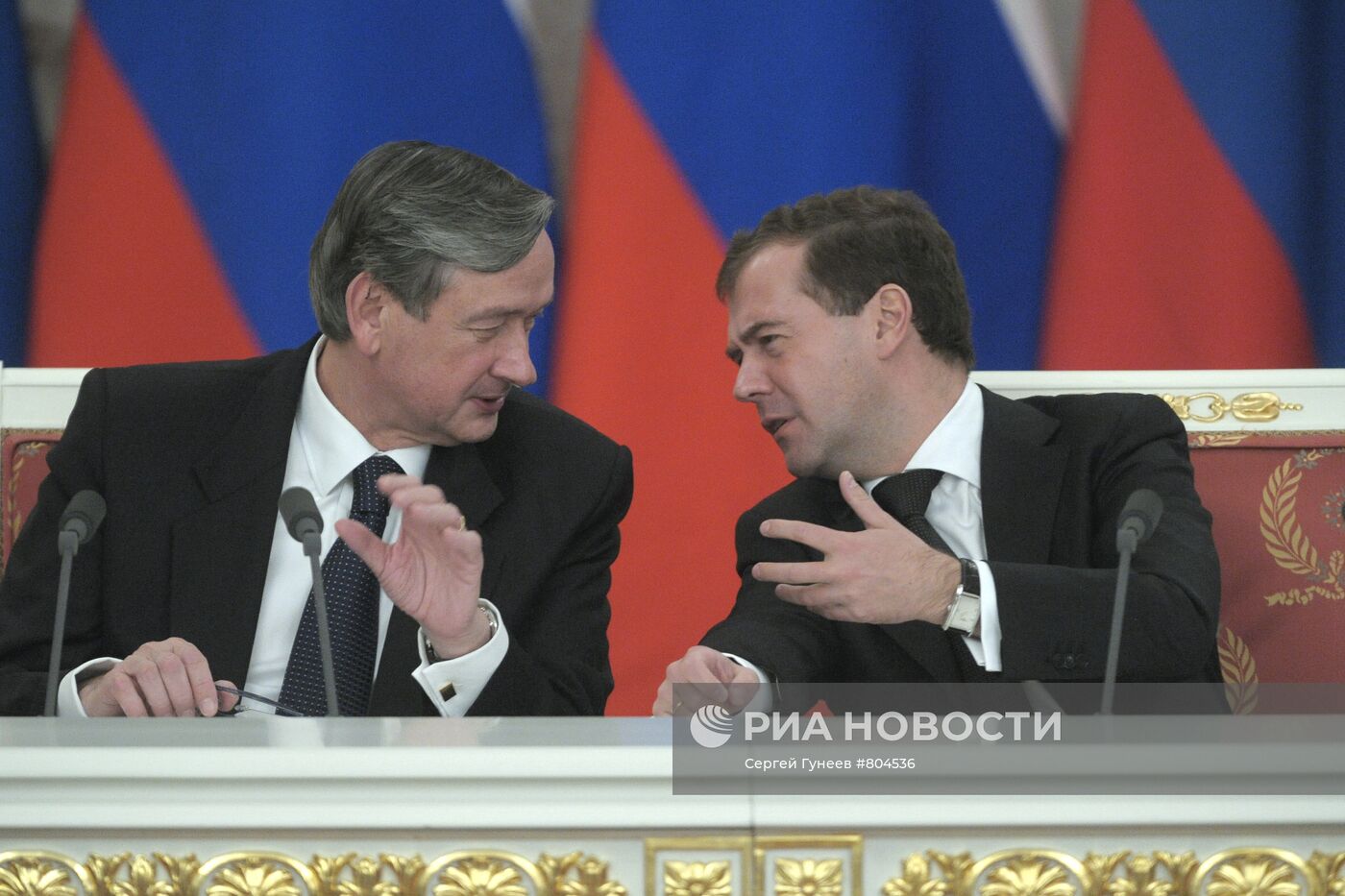 Д.Медведев и Д.Тюрк