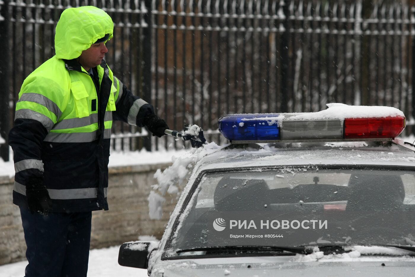 Снегопад в Санкт-Петербурге