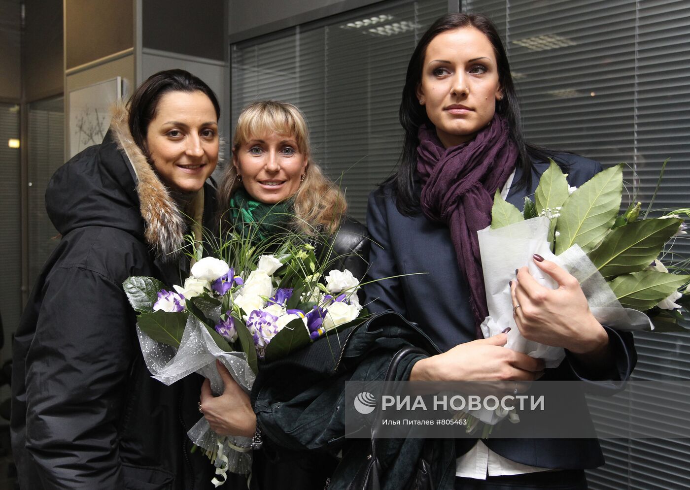Каролина Костагранде, Любовь Якунина и Наталия Гончарова