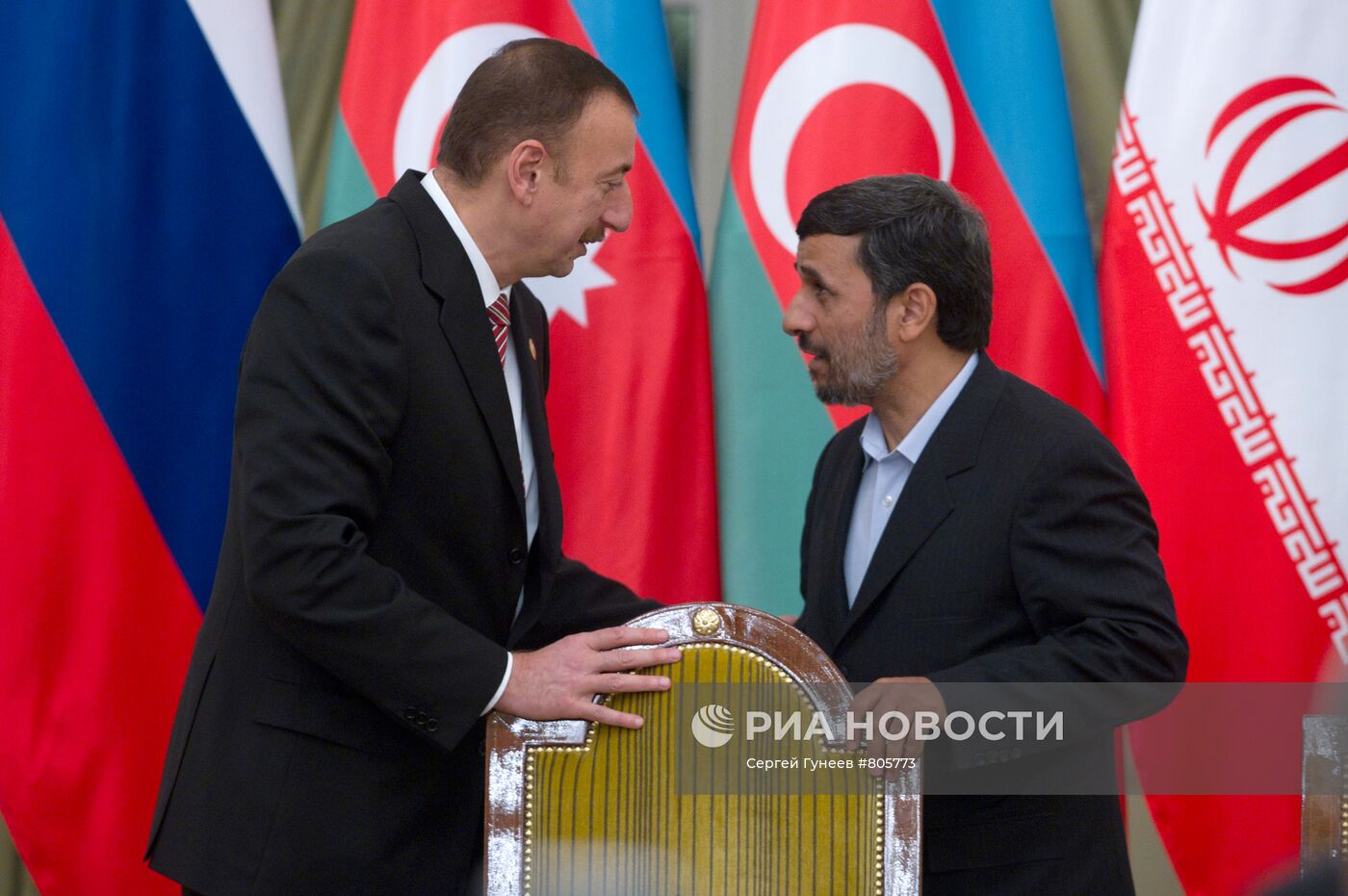 Ильхам Алиев, Махмуд Ахмадинежад