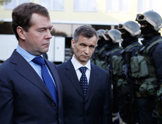 Рабочая поездка Дмитрия Медведев в СКФО