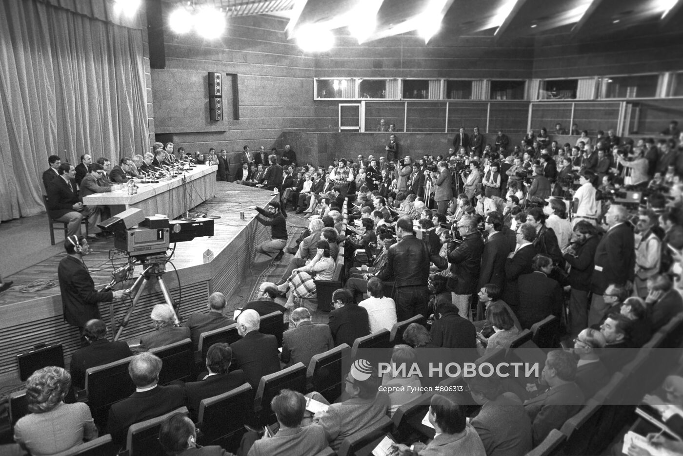 Пресс-конференция олимпийского комитета СССР