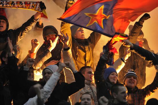 Болельщики ЦСКА