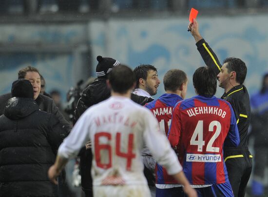 Футбол. РФПЛ. Матч ЦСКА - "Спартак"