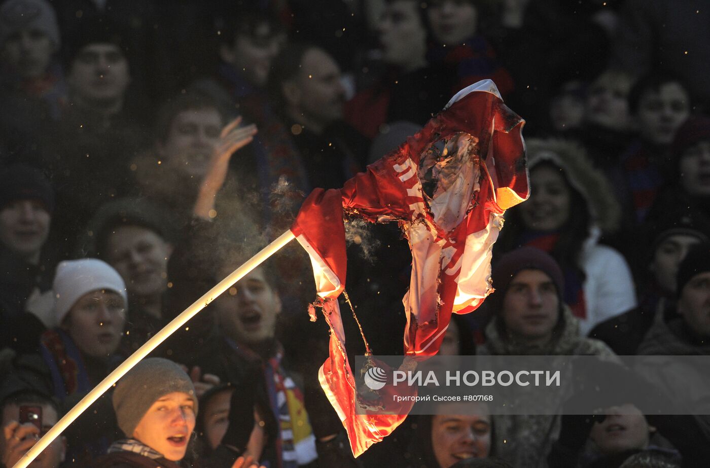 Футбол. РФПЛ. Матч ЦСКА - "Спартак"
