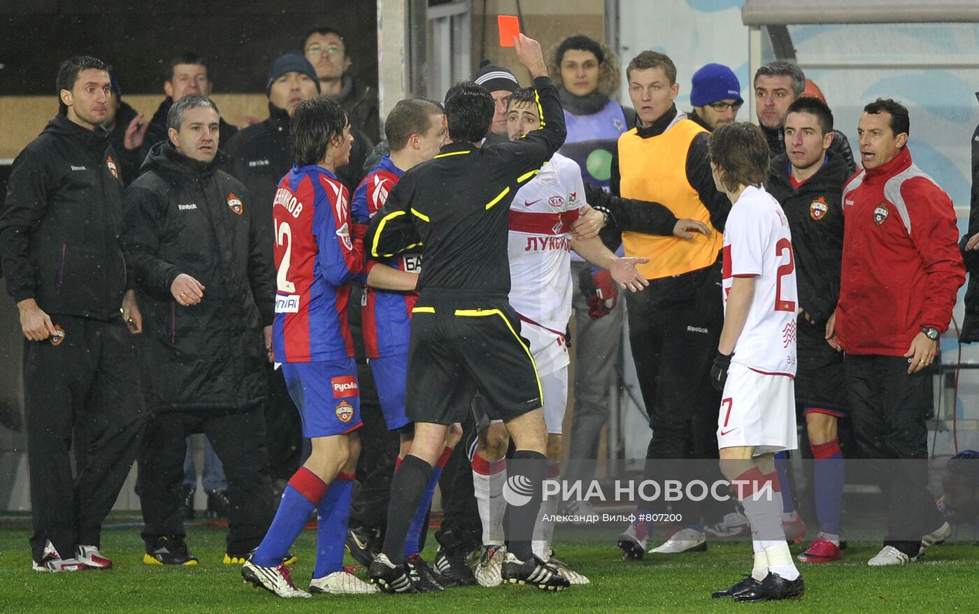 Футбол. РФПЛ. Матч ЦСКА - "Спартак"