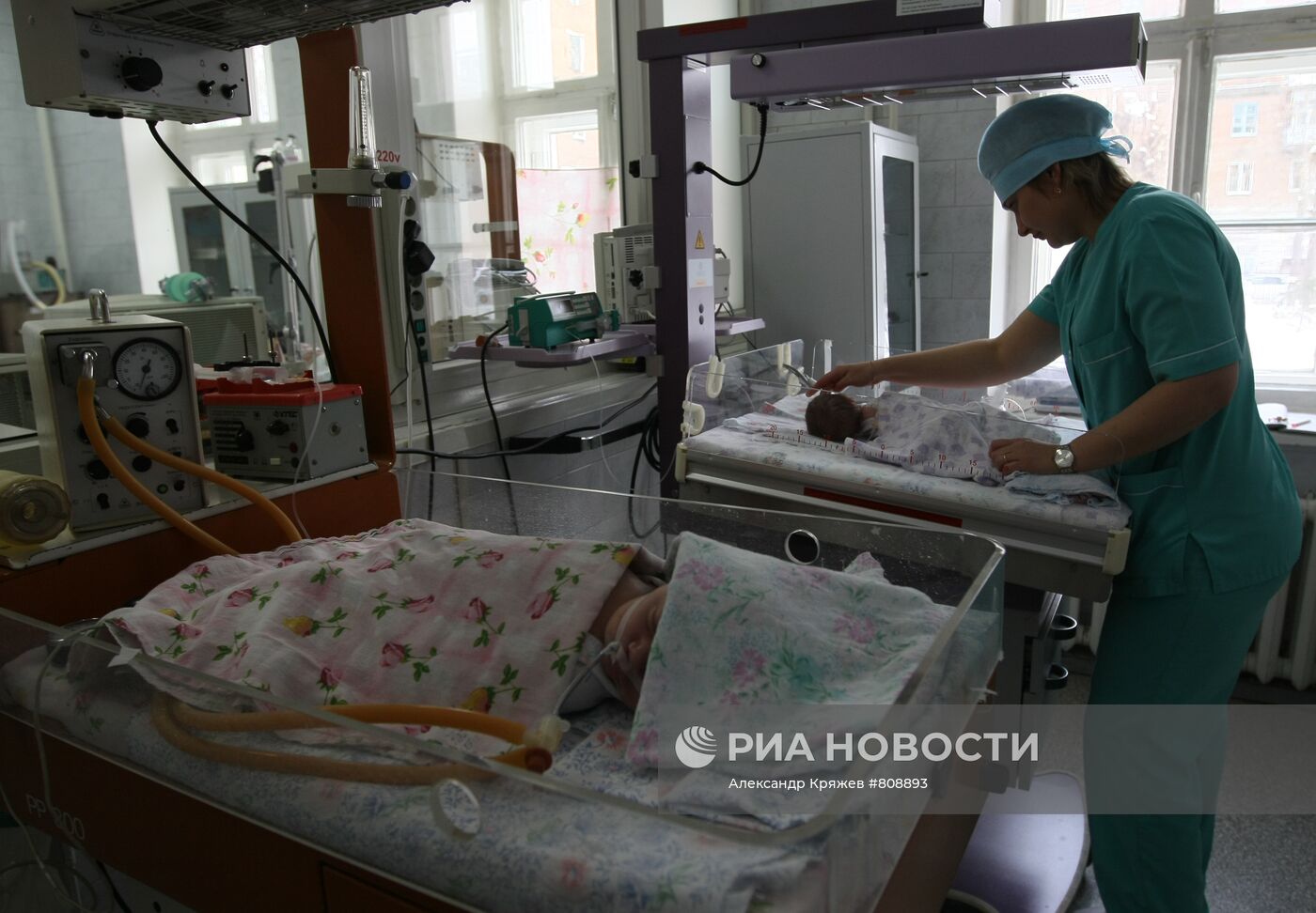 Новорожденные в реанимационном отделении