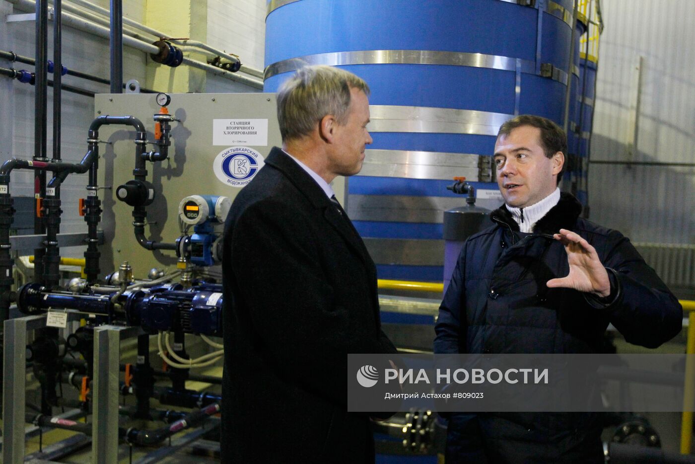 Рабочая поездка Дмитрия Медведева в Сыктывкар