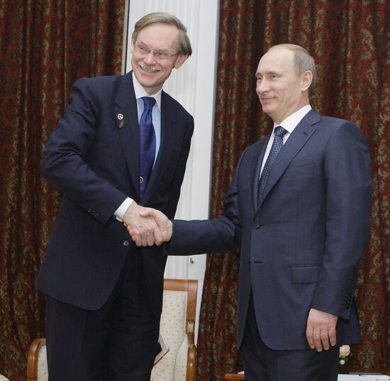 Встреча Владимира Путина и Роберта Зеллика