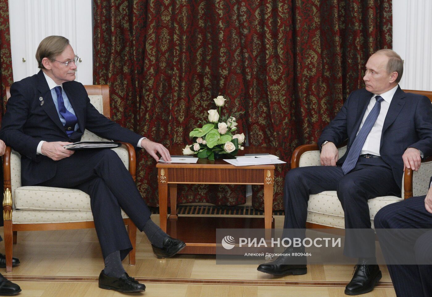 Встреча Владимира Путина и Роберта Зеллика