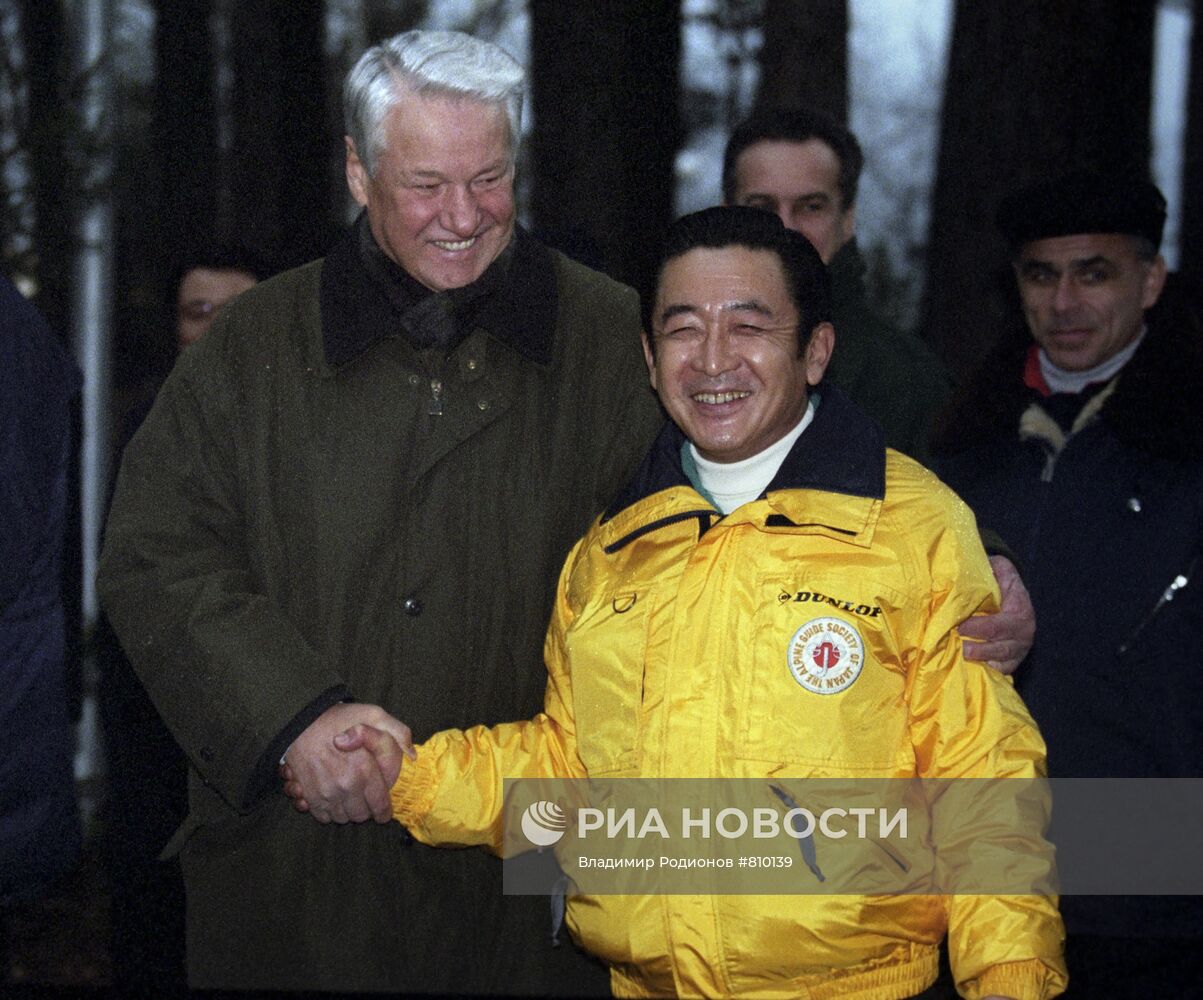 Поездка Президента РФ Б. Ельцина в Красноярск