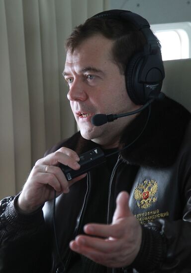 Д.Медведев прибыл с рабочей поездкой в Нижегородскую область