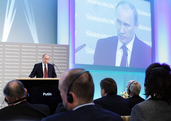 Рабочий визит РФ В.Путина в Федеративную Республику Германия