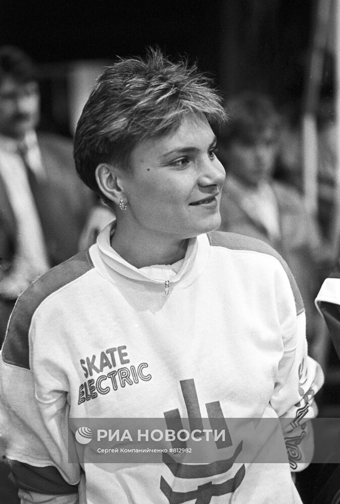 Абсолютная чемпионка СССР по шорт-треку Наталья Исакова