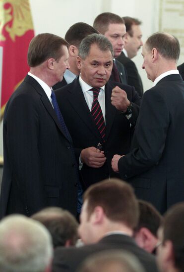 Сергей Иванов, Сергей Шойгу, Николай Патрушев