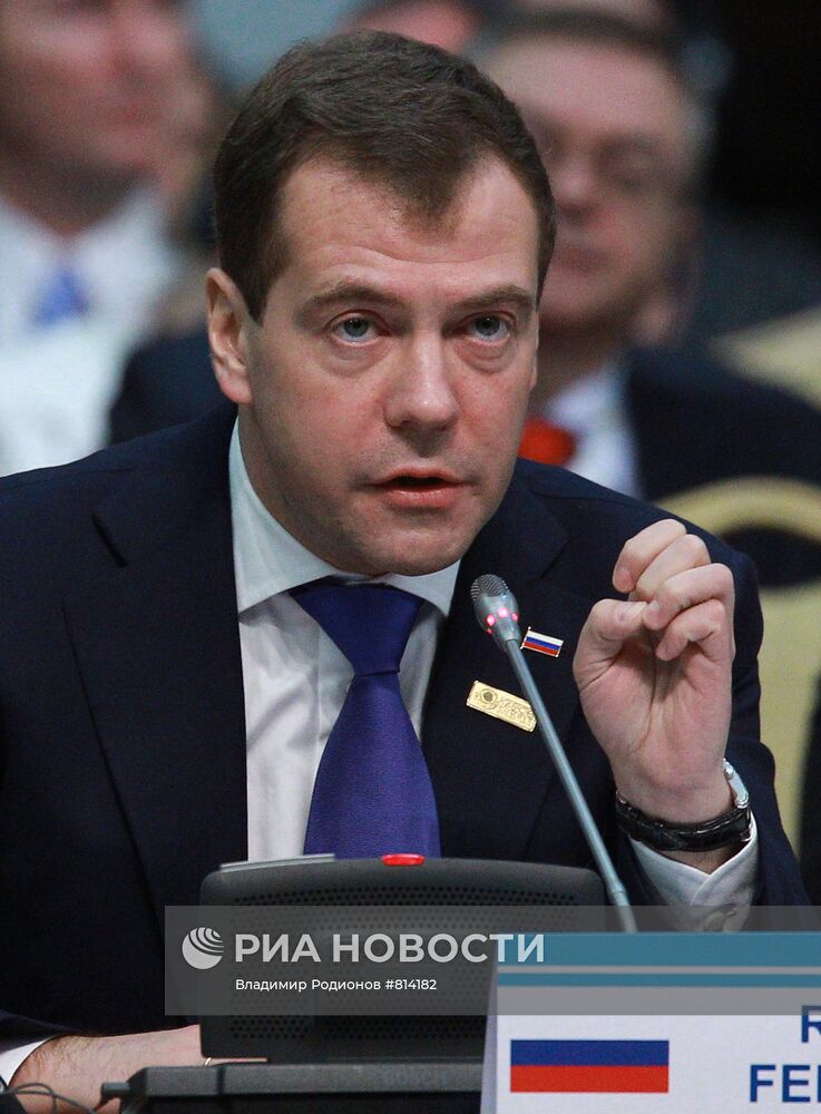 Дмитрий Медведев на саммите ОБСЕ в Астане