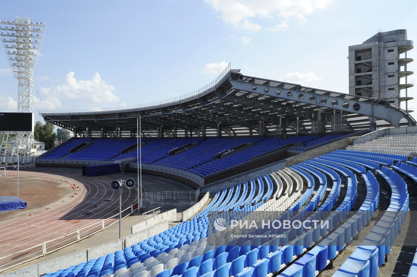 Футбольный стадион "Шинник" в Ярославле