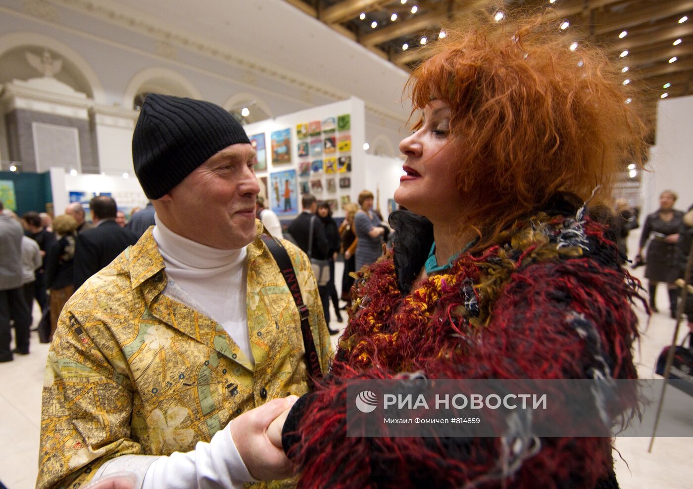 Открытие XV Московской художественной ярмарки "Арт Манеж 2010"