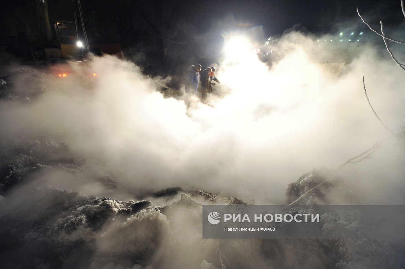 Прорыв теплотрассы в Екатеринбурге