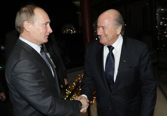 Владимир Путин встретился с Йозефом Блаттером