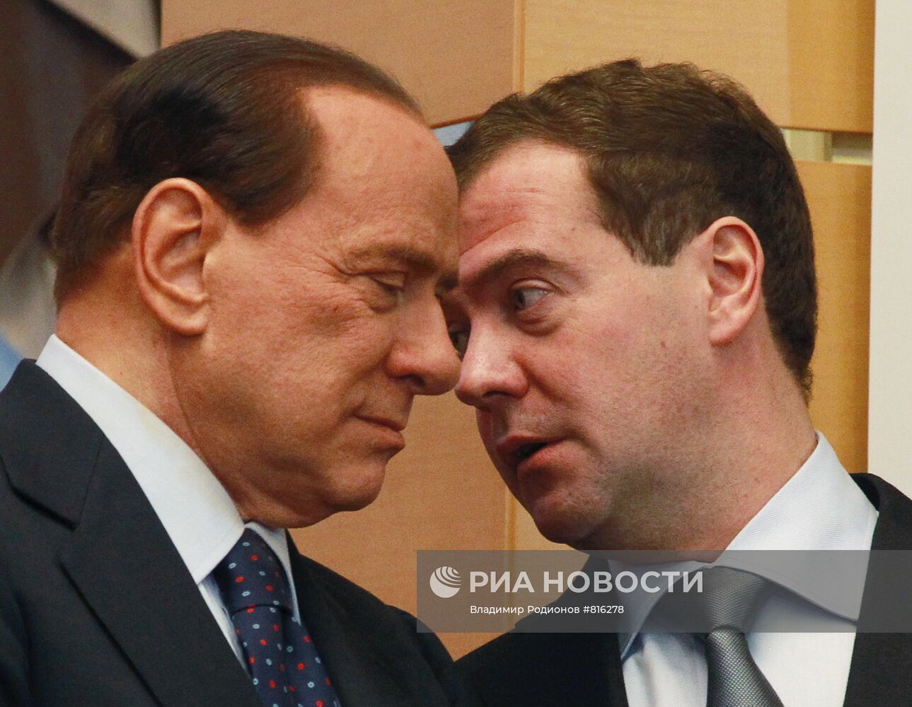 Д.Медведев и С.Берлускони