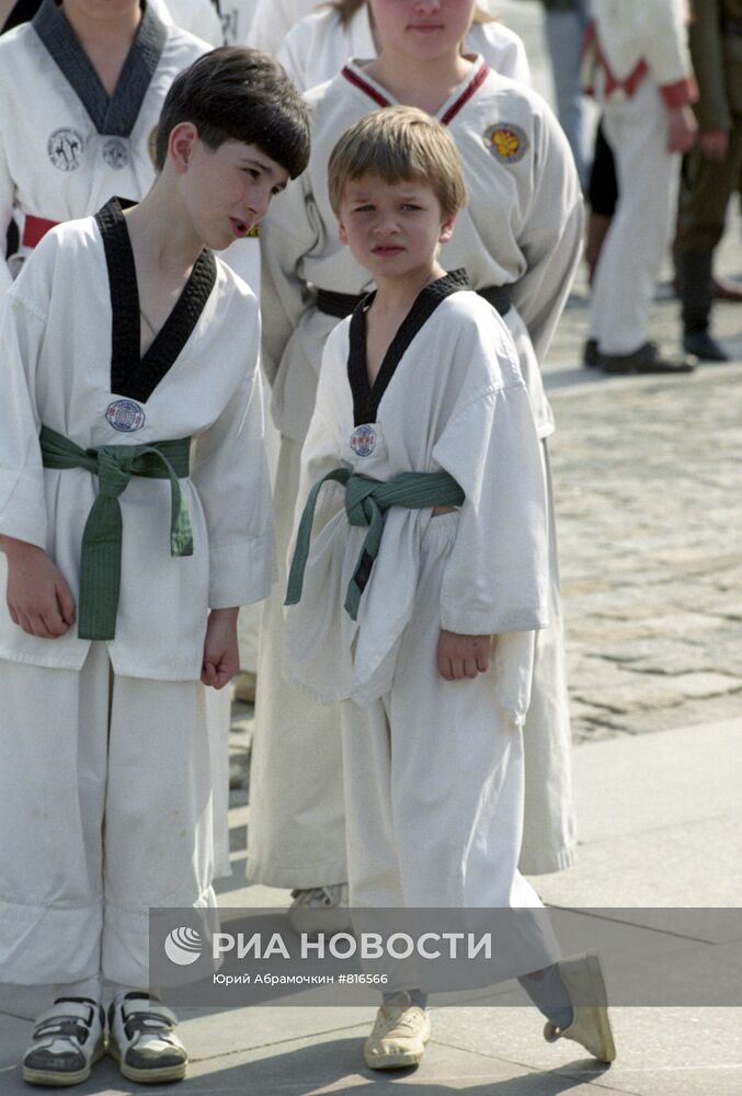 Юные спортсмены