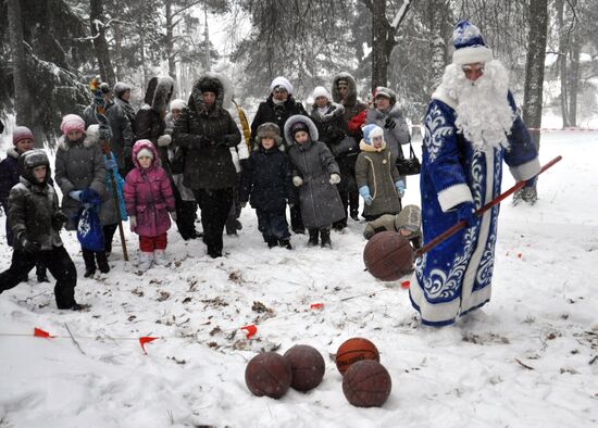 Традиционные игры Дедов Морозов в Карелии