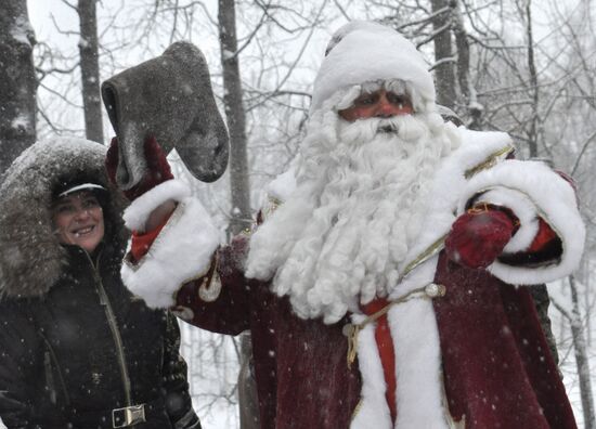 Традиционные игры Дедов Морозов в Карелии
